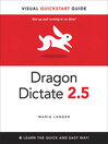 Dragon Dictate 2.5 (eBook): Visual QuickStart Guide
